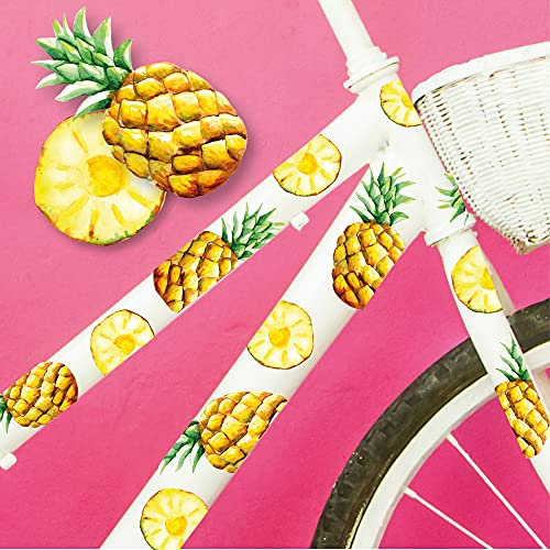 Wandtattoo Loft Fahrradaufkleber 39 Stk. Ananas Sticker Fahrrad Fahrraddesign Kinderfahrrad