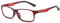 DUCO Computer Gaming mit Transparente Linse Gläsern Blaulicht-Schutz Bildschirmbrille volle Randbrille ergonomisches Design 223T (Weinrot)