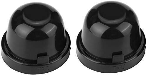 LED-Scheinwerfergehäuse Scheinwerferlampe Staubschutzkappe 2 Stk. 70 mm Auto LED-Lampe Scheinwerfer Gummi Wasserdicht Staubdichter Deckel Kappe Schwarze Gummistopfen, scheinwerfer abdeckung kappe