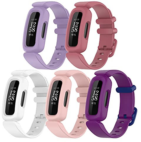 Chofit Ersatzarmbänder kompatibel mit Fitbit Ace 3, weiches Silikon, verstellbar, flexibel, für Kinder ab 6 Jahren, für Ace 3 / Inspire 2 Activity Tracker (5B)