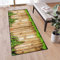 QQrunner Teppich läufer Flur 3D Holzmaserung rutschfest 60x120cm Küchenteppich Modern Waschbar Meterware Schlafzimmer Korridor Teppich Lang, 60/70/ 80/90/ 100/ 120cm Breit
