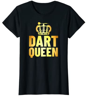 Frauen Dart Outfit I Krone und Dart Queen Frauen Dart Sieger T-Shirt