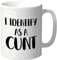 Funny Mug Rude Profanity 18+ Insult Novelty Little Miss C*nty Birthday Office Work Colleague Secret Santa Sarcasm Swearing Tea Coffee for Her for Him Bestie Friend Sibling - I Identify LMC44