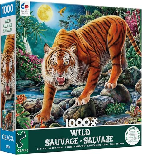 Ceaco - Wild - Night Tigers - 1000 Teile Puzzle