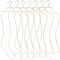 Taiyin 16 Stück Bikini-Kleiderbügel in Körperform, Drahtbügel für Dessous, Badeanzug, Bademode, Kleidung, Mantel, Slip-Kleid (Gold)