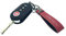 Generic Nordecco Deckel für Silikonschlüssel, kompatibel mit 3 Tasten Fiat 500 500 L Abarth Grande Punto. Brava, Panda, Stilo, Linie mit rotem Schlüsselanhänger