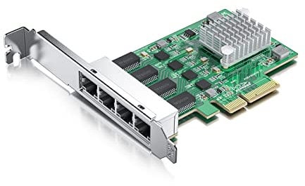 10Gtek Carte réseau 100M/1000M/2.5G NIC, Dual RJ-45 Port, avec Contrôleur Realtek RTL8125BG, Supportant Windows/Windows Server/Linux/Ubuntu/Centos/Vmware