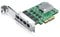100M/1000M/2.5G Nic Network Card, Quad RJ-45 Port, with Realtek RTL8125BG Controller, Support Windows/Windows Server/Linux/Ubuntu/Centos/Vmware