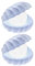 OSALADI 2 Stücke Muschel Nachtlampe Perle Nachttischlampe Led Leuchtende Muschel Ornament Dekorative Muschel Lampe Für Zuhause Kinderzimmer Schlafzimmer Dekoration Weiß