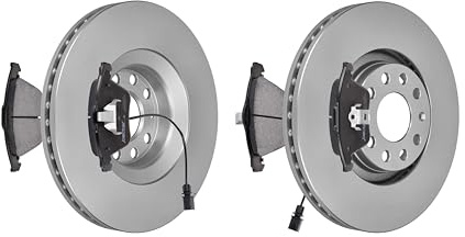 F.BECKER_LINE BREMSSCHEIBEN Ø320MM + BREMSBELÄGE VORNE FÜR AUDI A6 C5 A4 B5