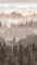 Livingwalls Travel Styles Vliestapete - Waldtapete in Braun und Beige - skandinavische Wandtapete für verschiedene Räume in 1,59 m x 2,80 m