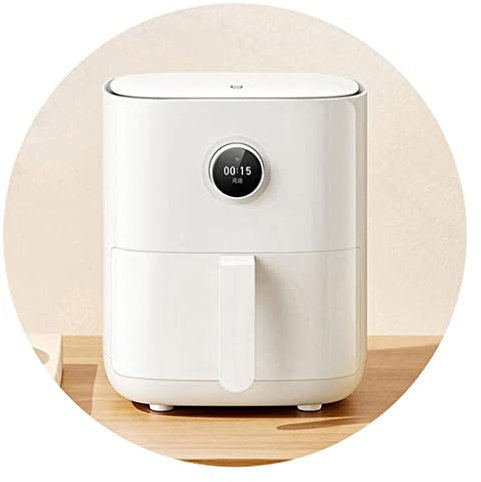 FLBT Air Fryer Home Ölfreie Fritteuse Smart Grill All-in-One-Maschine Multifunktionsfritteuse Großraumfritteuse (Color : White, Size : 3.5L) Needed