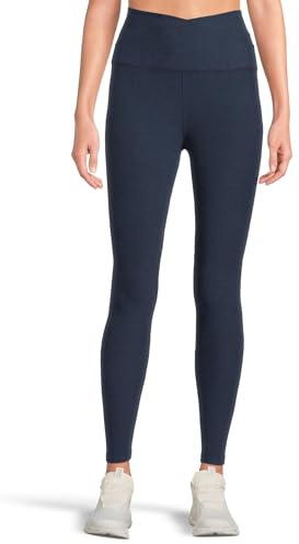 Beyond Yoga Women's Spacedye At Your Leisure High Waisted Midi Legging, Nocturnal Navy, X-Small