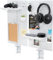 VIVO PP-DK24W Stecktafel mit Stahlbefestigung, 61 x 50,8 cm, Sichtschutz, Magnetplatte, Bürozubehör-Organizer, Platzierung über oder unter dem Schreibtisch, Weiß