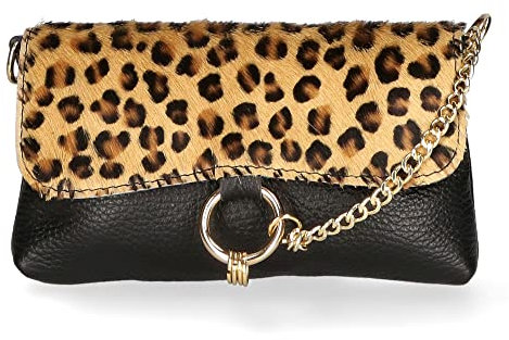 FELIPA Women's Handtasche Clutch Bag, Beige Panther