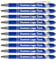 HEYZARDA Kugelschreiber mit Gravur Kugelschreiber Personalisiert mit Namen Text Logo Blau 50 Pcs