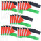 50 Pièces Petit Drapeau Palestine avec Baton Drapeau Palestiniens Tenus à manivelle Fanions pour Fête Défilés Matchs de Football événement Sportif Jardin Décoration de Bar