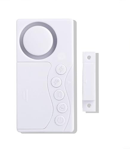 Door Magnetic Anti-theft Alarm, 4 in1 Freezer Door Security Alarm, Door Win Dow Alarm 108 dB Loud Alarm Door Opening
