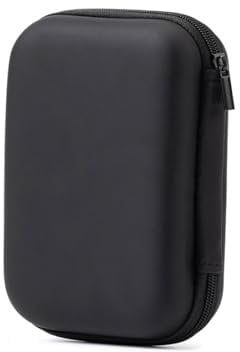 Custodia Hard Disk Esterno 2.5per SDD HDD caso, Memoria Esterna Portatile Disco Esterno Protettiva Borsa Antiurto Rigida Cover Case,custodia protettiva antiurto per accessori elettronici, nero