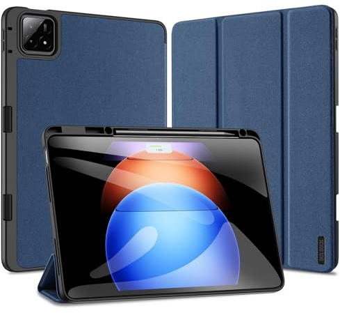Klapphülle mit Stifthalter kompatibel mit Xiaomi Pad 6S Pro 12.4 Blau