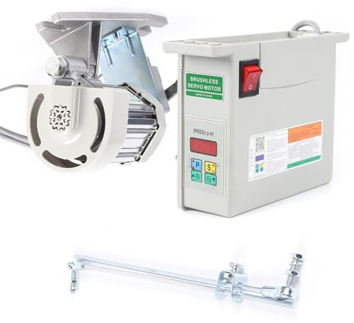 650W/750W Nähmaschinenmotor,Nähmaschine Industrie Motor 220V Industrienähmaschine Bürstenloser Servomotor Nähmaschine Energiesparend und Mechanische Ausrüstung Nähmaschinenzubehör (750W)