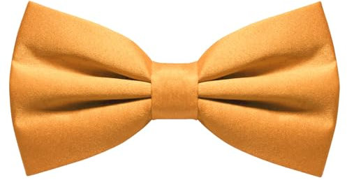 JEMYGINS Herren Matten Fliege erhältlich in Uni Farben Gelb