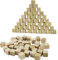 150 Stück Holz Würfel 2cm Holzwürfel Blanko Natur, Holzklötzchen zum Basteln DIY, Bastelmaterial Holzwürfel für Handwerk, Malen, Stempeln, Deko Würfel, Schnitzen, Modellbau
