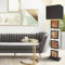 Exklusive Design Treibholz Stehlampe REMA – Exotische Wohnzimmer Lampe für stilvolle Wohnräume – Elegantes Treibholz, rustikales Design – Handgefertigt, umweltfreundlich, 163 Lampe mit Schirm