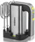 CARRERA Handmixer [mit Aufbewahrungsstation] Handrührgerät - 300 W - Rührgerät - Handmixer Edelstahl - Mixer - Handrührer silber