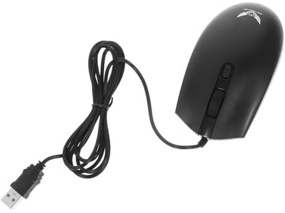 POPETPOP Mouse Gaming Luminiscente Cable USB para Pc y Laptop Ratón Ergonómico para Oficina y Uso Casa Diseño Estilizado y Cómodo para Largas Sesiones