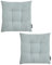 2er Set Inga Stuhlkissen ca. 35x35x5 cm Cordstoff (Mint)
