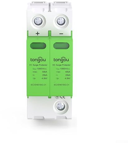 Protector de sobretensiones 2P 20KA para protección de voltaje CC en instalaciones solares