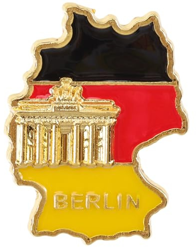 Broche Drapeau Allemand en Alliage, Insigne Patriotique | Épingle à Drapeau, Badge Métal, Clip Décoratif, pour Fêtes Spéciales, Présent Patriotique, Allemagne