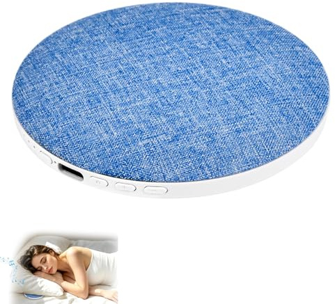 SylvaFusion Bluetooth Pillow Speaker, Mini Ultra Thin Under Pillow Speaker Bluetooth with White Noise and Sleep Timer, Portable sleep speaker Soothing Sounds for Side Sleepers & Deep Sleep