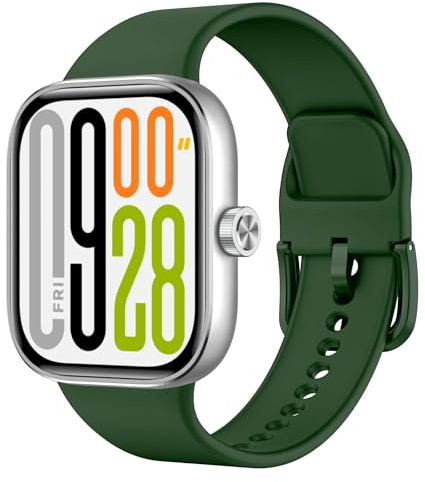MoKo Correa Compatible con Redmi Watch 6/5/4/Xiaomi Smart Band 10/9/8 Pro | Pulsera Deportiva, Silicona Suave, Impermeable y Transpirable, para Hombres y Mujeres