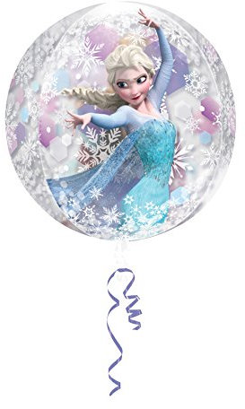 Amscan International Orbz Frozen Luftballon, transparent