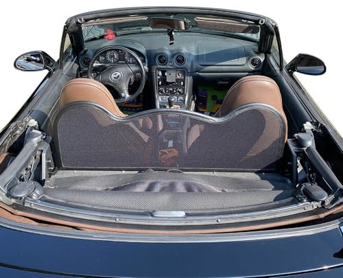 Aperta Windschott passend für Mazda MX-5 100% Passgenau OEM Qualität Schwarz Windstop Windabweiser