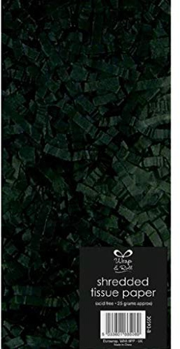 Eurowrap New Shredded Tissue Paper 25G Black