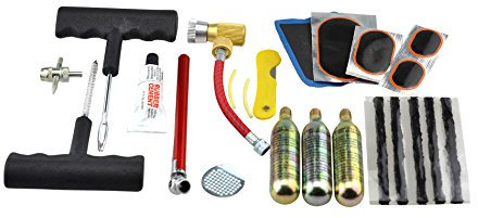 SATKIT Reparatur-Set für Autos, Gas C02 von Rad/Motorrad.