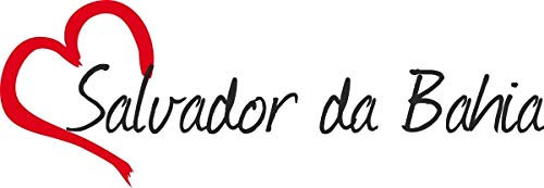 Adesivo per Auto, Sticker Salvador da Bahia Città del Brasile 5x16 cm Taglio Contorno