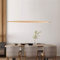 Modern Design Hängelampe LED Hängeleuchte aus Holz Pendellampe Dimmbar Pendelleuchten höhenverstellbar Kronleuchter Esszimmer Schlafzimmer Innenleuchte Dekorative Deckenleuchte 18W 3000K-6000K 130cm
