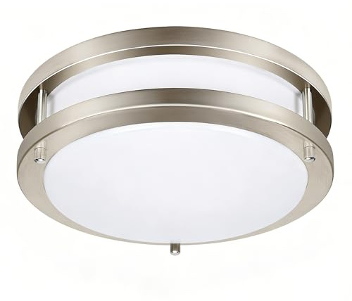 36W LED Flush Mount Ceiling Light Fixture, 400W Equivalent, 5000K Daylight | Kitchen Light Fixtures Ceiling Mount, Dimmable, Super Bright 4000 Lumens, Ceiling Lights for Bedroom, Bathroom, Living Room