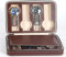 Venus Valink Uhrenbox, tragbar, 2/4/8 Fächer, PU-Leder Uhrenaufbewahrung, mit Reißverschluss, Uhrenorganizer, Uhrenbox, Armbanduhr-Display, Tablett für Reisen, Schmuck, Uhren, Sammler, coffee, 8 Grids