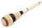 CHAMPS Artisanal Mexikanischer Molinillo 32,5 cm | Mixer für Heiße Schokolade | Molinillo de Chocolate de Madera | Holzrührbesen | Handgefertigter Schneebesen