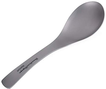 Boundless Voyage Cuillère en titane - Ustensiles de camping et de voyage - Ustensiles de cuisine ultralégers - Vaisselle de cuisine en plein air - Pour pique-nique, manger - Cuillère à soupe avec