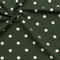 STOFFKONTOR Baumwoll Stretch Jersey Stoff Classic Dots 3 - Öko-Tex Standard, Meterware - zum Nähen von Kleidern, Röcken, Shirts (Oliv-Grün)