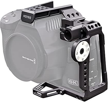 NICEYRIG Kamera-Halbkäfig-Set für BMPCC 6K G2/Pro Blackmagic Pocket Cinema Kamera 6K G2/Pro