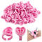 100 Pcs Lash Glue Holder Eyelash Glue Holders, Lash Glue Ring cups, Lash Extension Volume Lashes Quick Blossom Eyelash Lash Glue Holder for Eyelash Extension Supply