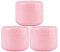 Lot de 30 pots de maquillage vides rechargeables en plastique pour crème pour le visage, lotion, cosmétiques et boîtes de rangement - Jaune, rose - 100 ml