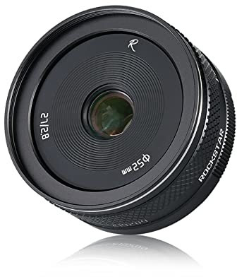 AstrHori 27 mm F2,8 II Objektiv mit großer Blende Manuelles APS-C-Objektiv Kompatibel mit Fuji Fujifilm X-Mount Mirrorless Camera X-PRO1,X-E1,X-E2,X-E3,X-H1,X-T1,X-T10,X-T2 usw.(Schwarz)